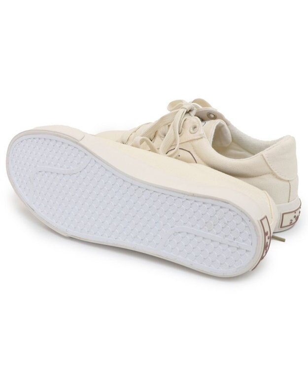 Mother garden しろたん キャンバススニーカー 《Mサイズ23.0～23.5cm/Lサイズ25.0～25.5cm》 白～オフホワイト