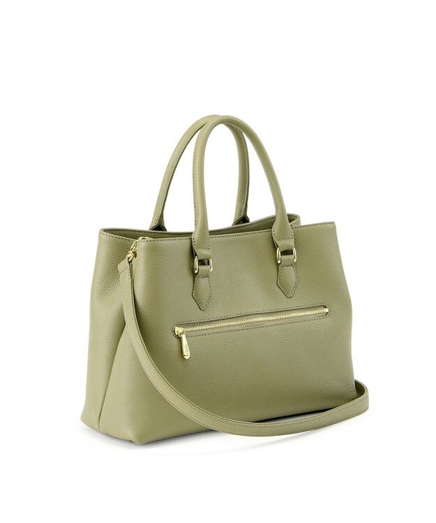 IBIZA イニシオ　牛革　2WAYバッグ 薄緑