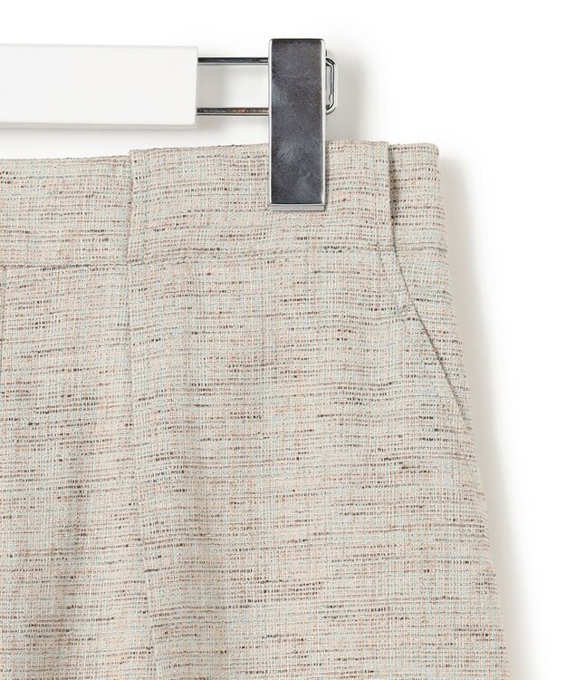 23区 L 【先行予約】リネンライクブッチャー ワイドパンツ ライトグリーン