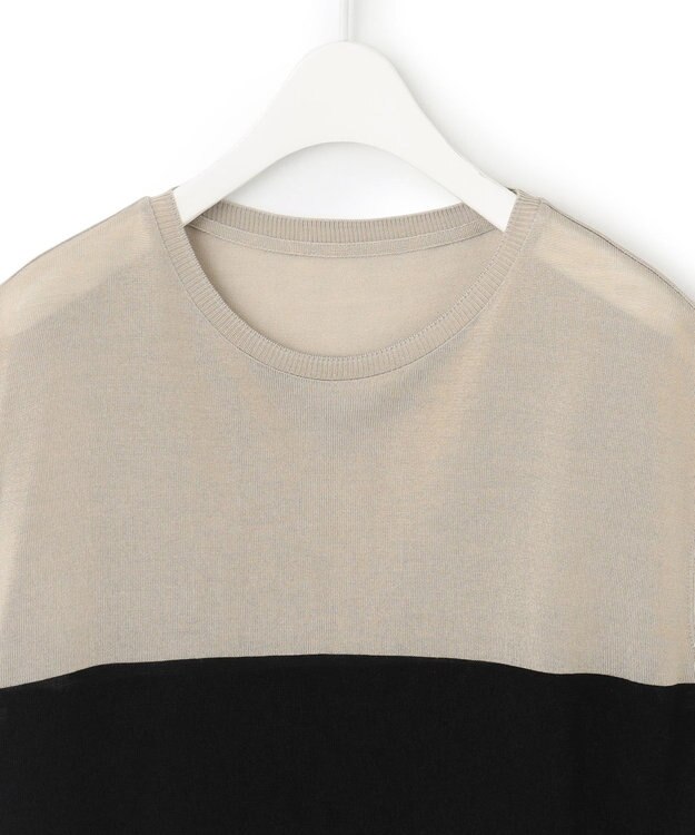 ICB 【接触冷感・洗える】PINION プルオーバー ブラック×ライトオリーブ系［WEB限定］