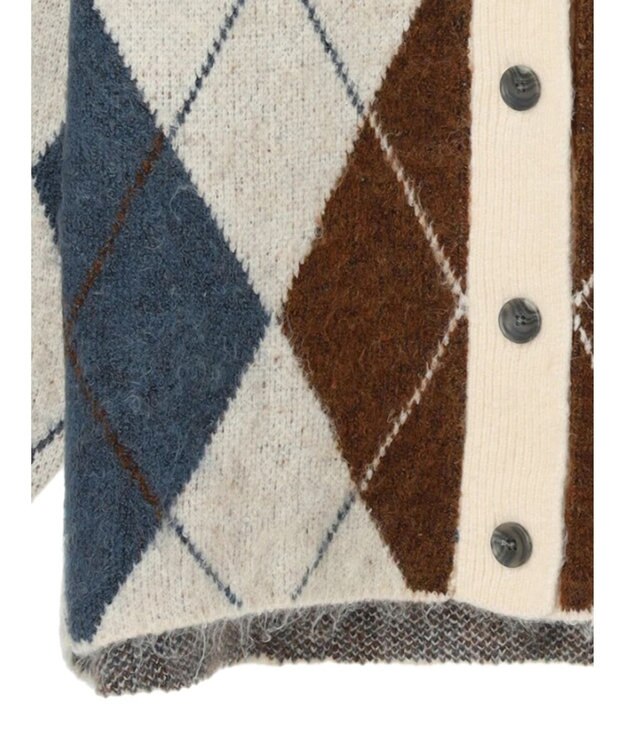 Green Parks 柄アソートニットカーディガン B