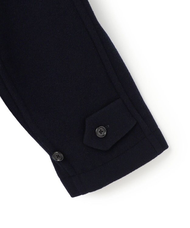 J.PRESS MEN 【J.PRESS ORIGINALS】【UNISEX】Wool Light Melton Short Duffle Coat / Baggy-Fit ネイビー系