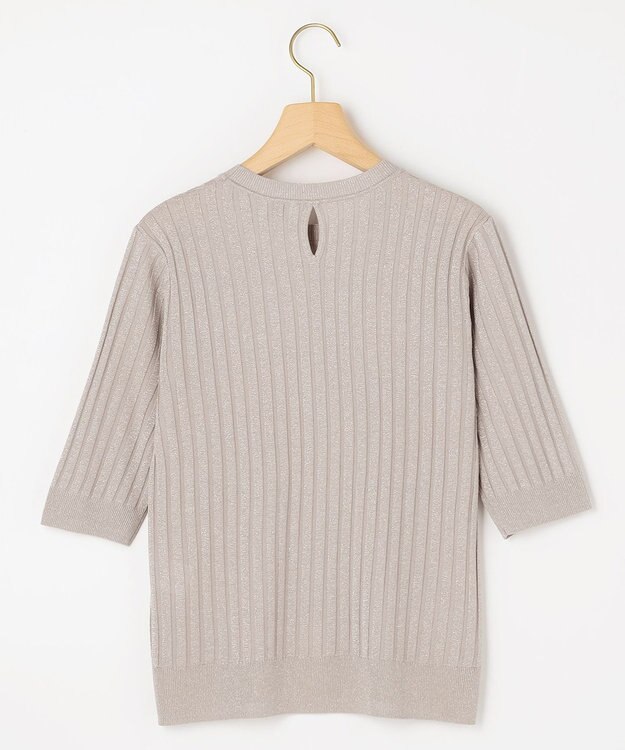 組曲 L 【先行予約】ライトラメニット アンサンブル グレージュ系