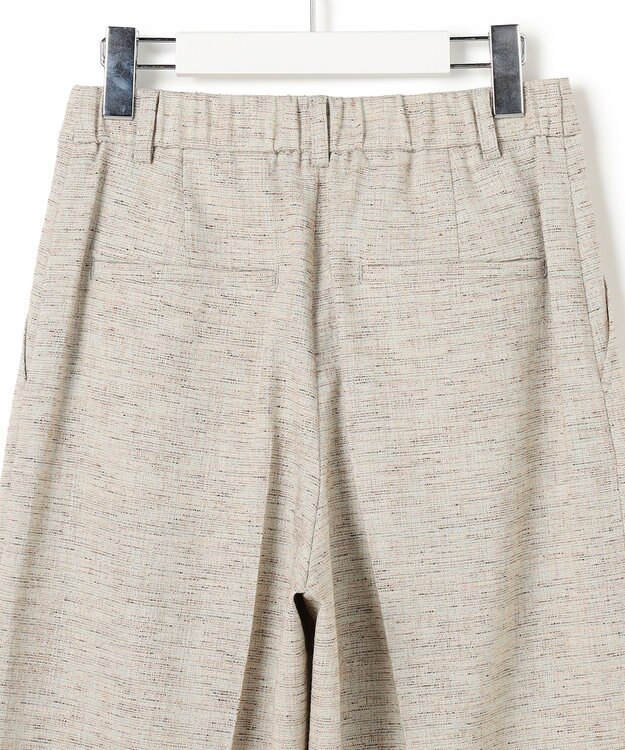 23区 L 【先行予約】リネンライクブッチャー ワイドパンツ ライトグリーン