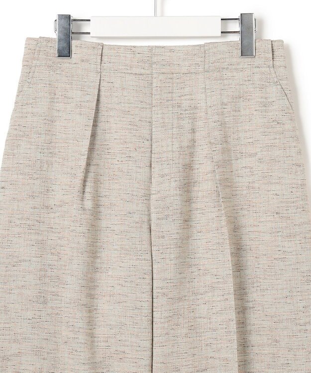 23区 L 【先行予約】リネンライクブッチャー ワイドパンツ ライトグリーン