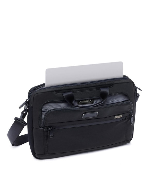 TUMI ビジネスバッグ メンズ  TUMI ALPHA 3  ラージ・ラップトップ・ケース・キャリア ブラック