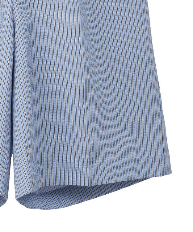 Green Parks ・ELENCARE DUE ストライプショートパンツ Sax Blue