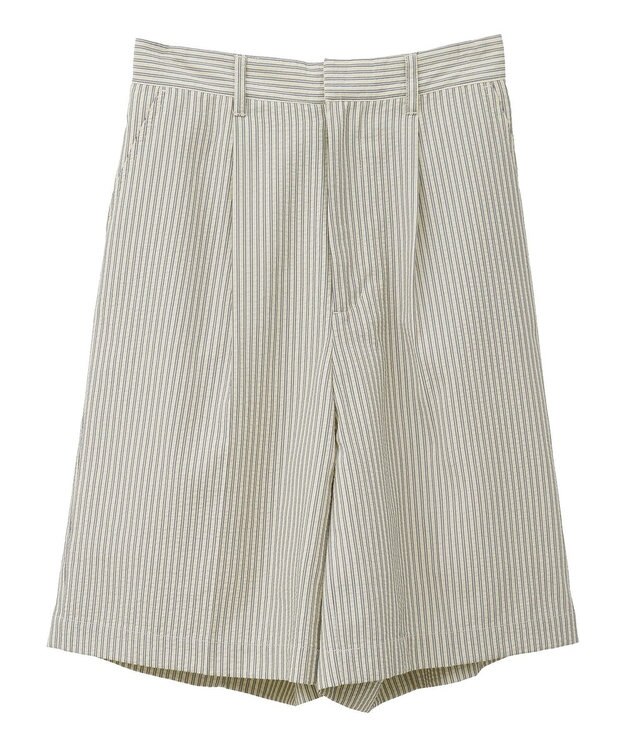 Green Parks ・ELENCARE DUE ストライプショートパンツ Beige