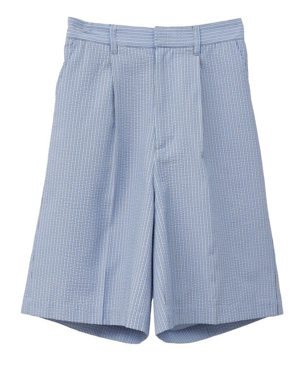 Green Parks ・ELENCARE DUE ストライプショートパンツ Sax Blue