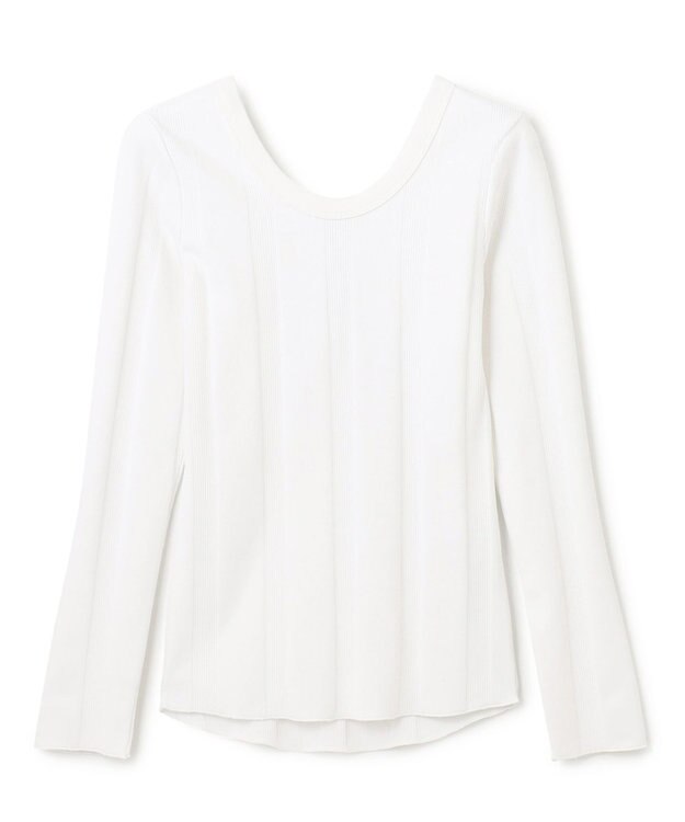 BEIGE， CYRILLE / リブトップス White