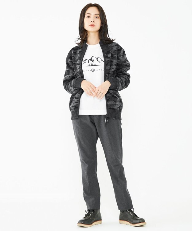 JOSEPH ABBOUD MOUNTAIN 【UNISEX】JOEコットンエアー カットソー ホワイト系