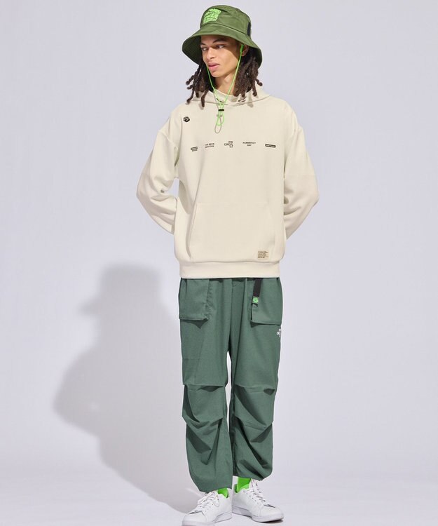 PW CIRCULUS 【MEN】リラクシングジャージーフーディ ゴルフ ホワイト系