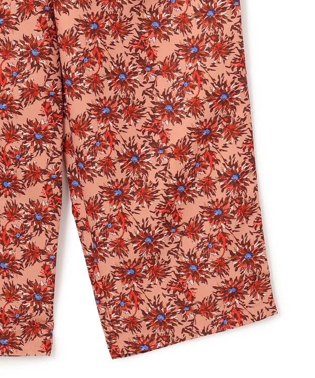 UNFILO MENS TORO TORO イージー ワイドパンツ [24年春夏商品] 花柄赤