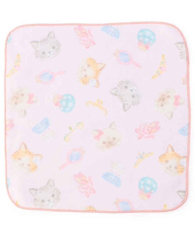 Chacott Catハンドタオル ロイヤルピンク