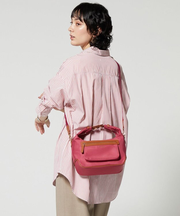 LA BAGAGERIE ループ2WAYショルダーバッグ　SSサイズ ピンク