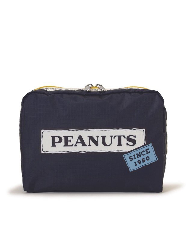 LeSportsac EXTRA LARGE RECTANGULAR COSMETIC/ピーナッツパッチワークコスメティック ピーナッツパッチワークコスメティック