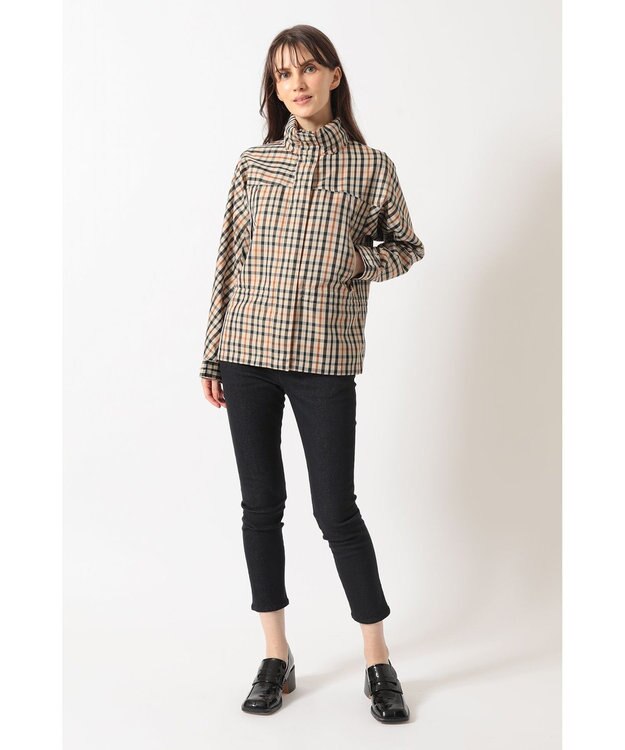 DAKS ハウスチェック ドローストリングブルゾン ミニハウスチェック