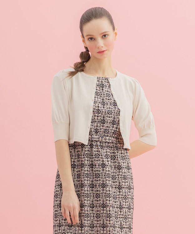 TOCCA 【洗える！】BALOON カーディガン ベージュ系