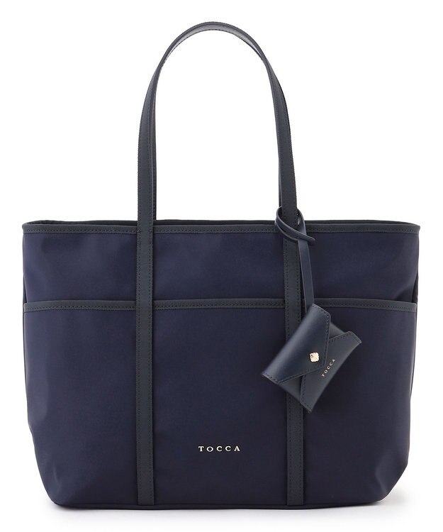 TOCCA  T-LETTERA NYLON BAG ナイロンバッグ【A4サイズ対応】 ネイビー系