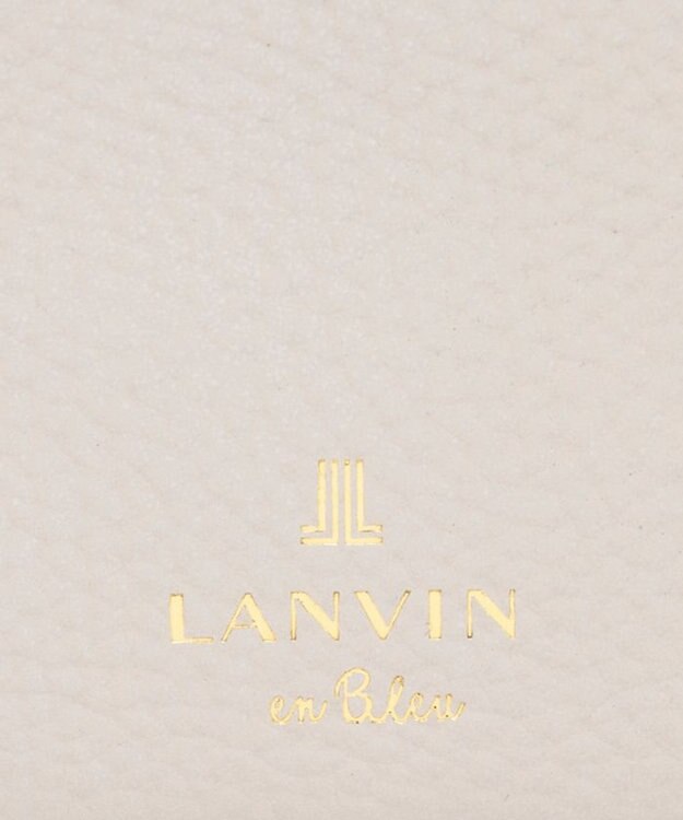 LANVIN en Bleu リュバン 薄マチ長財布 ベージュ