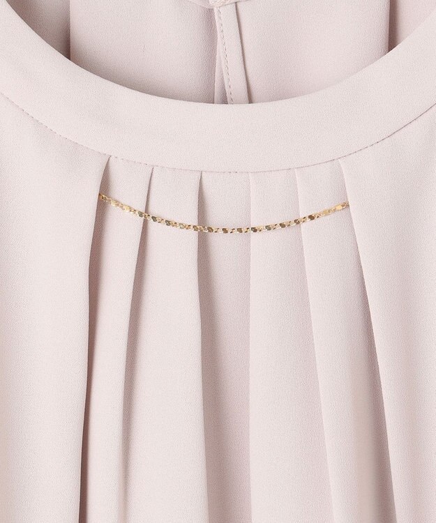 ANY SIS 【洗える】リュクスバーポイント ブラウス ローズグレー