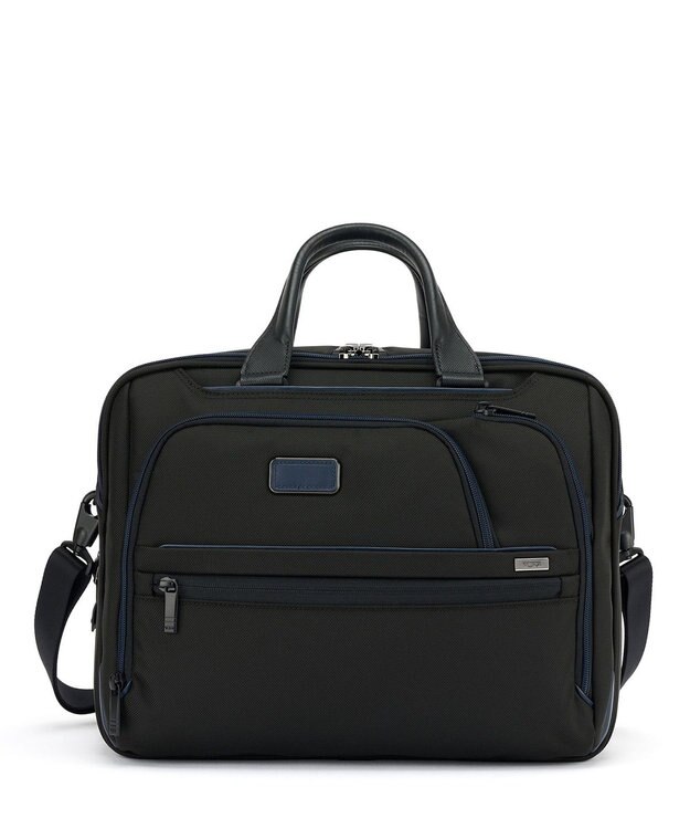 TUMI TUMI ALPHA (アルファ) ミディアム・15インチ・エクスパンダブル・ブリーフケース ブラック/ネイビー
