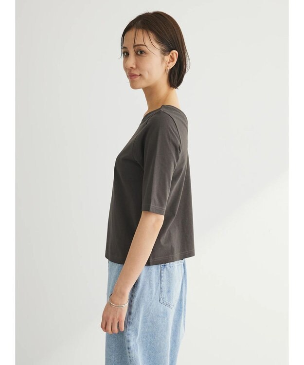 Green Parks ・ＳＵＧＡＲ　ＳＰＯＯＮ　２ｗａｙハーフスリーブＴＥＥ Charcoal Gray