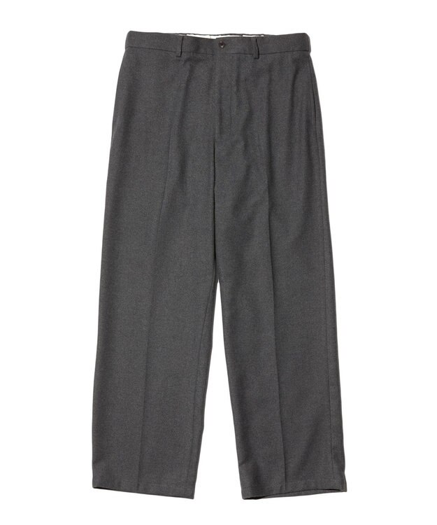 J.PRESS MEN カシミヤタッチワイド イージーパンツ グレー系