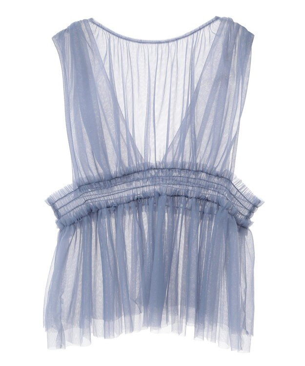 Green Parks ・ＥＬＥＮＣＡＲＥ　ＤＵＥ　チュールシャーリングビスチ Blue