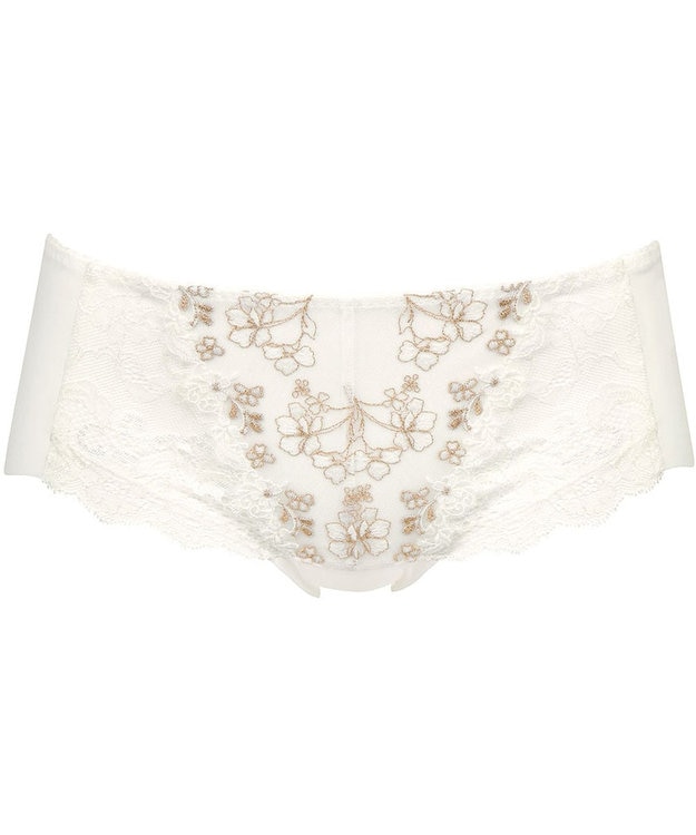 Wing ショーツ Wing Lesiage 【2920シリーズ】 PB2920・PB2921とペア やさしいフィット感 アウターにひびきにくい(バック裾) はきこみ丈あさめ PF2921 ウイング／ワコール アイボリー