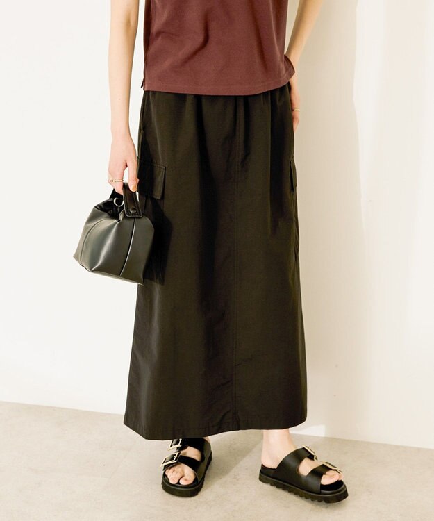 AMERICAN HOLIC ドロストカーゴタイトスカート Black