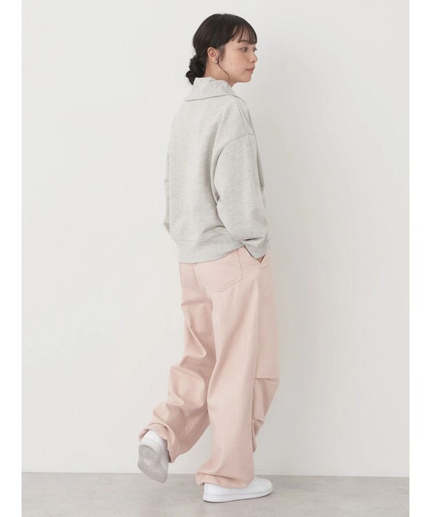 earth music&ecology ツイルバルーンパンツ Pink