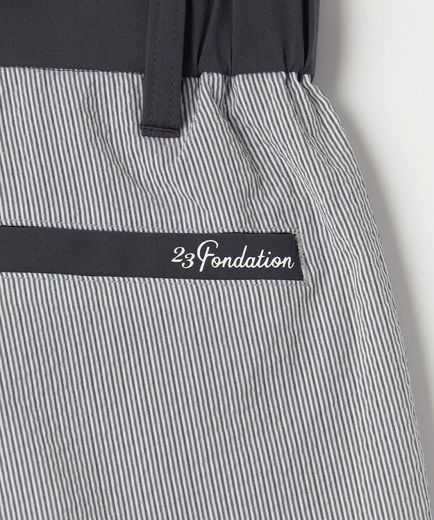 23区GOLF 【23Fondation/MEN】【ストレッチ】ＣＯＯＬＭＡＸ サッカーパンツ ライトグレー系2