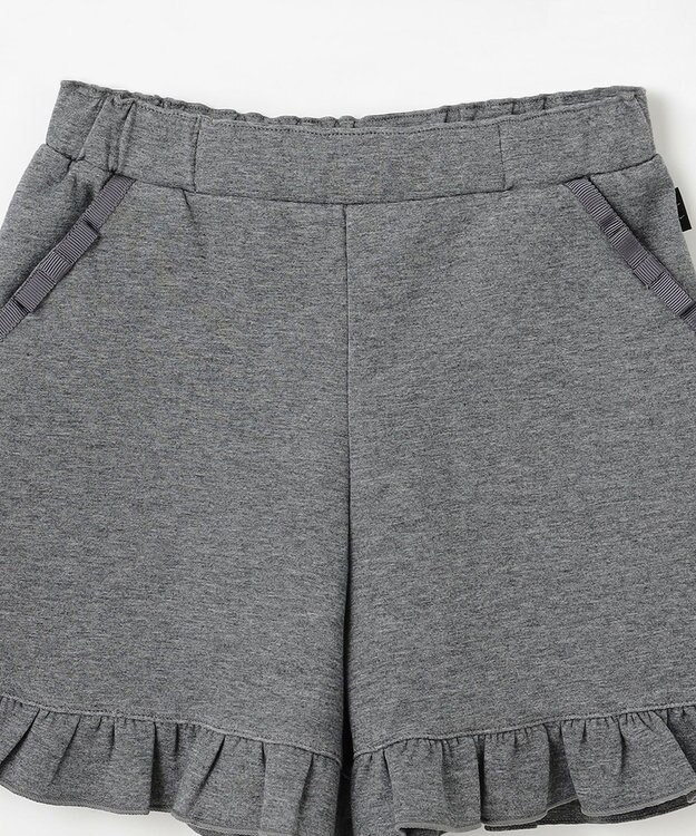 組曲 KIDS 【110-140㎝】カットショート パンツ チャコール系