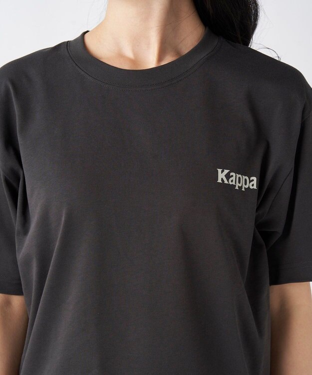 OP／FILA 【Kappa】ランニンググラフィック Tシャツ ブラック