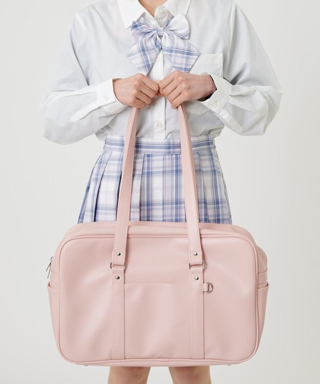 WEGO 【SCHOOLITEM】PUスクールバッグ ピンク