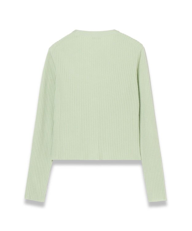 JOSEPH 【洗える】ファインリブメリノ　カーディガン Matcha