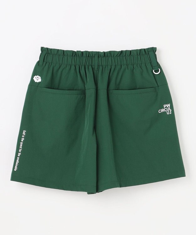 PW CIRCULUS 【WOMEN】ギャザリングショーツ ゴルフウェア レディース グリーン系