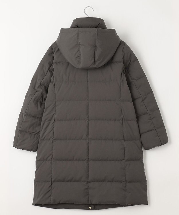 J.PRESS LADIES S ブラッシュドマルチポリ ロング ダウンコート グレー系