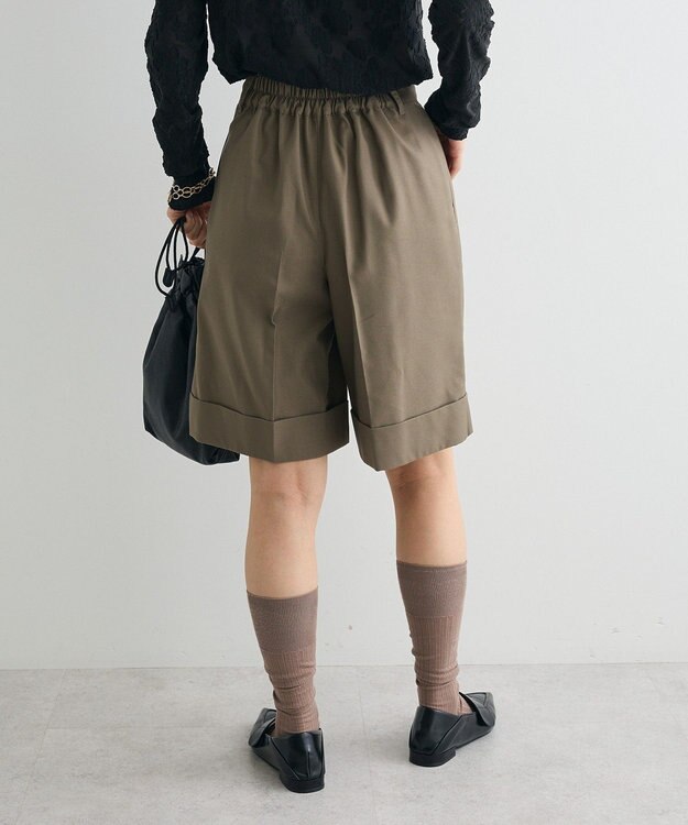 CRAFT STANDARD BOUTIQUE ロールアップハーフパンツ Beige