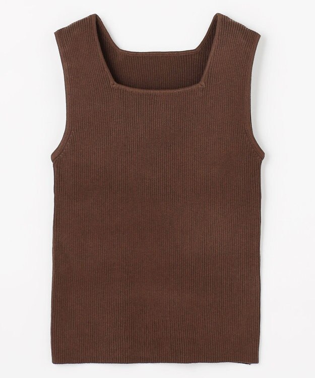 ANY ニットタンク ブラウン