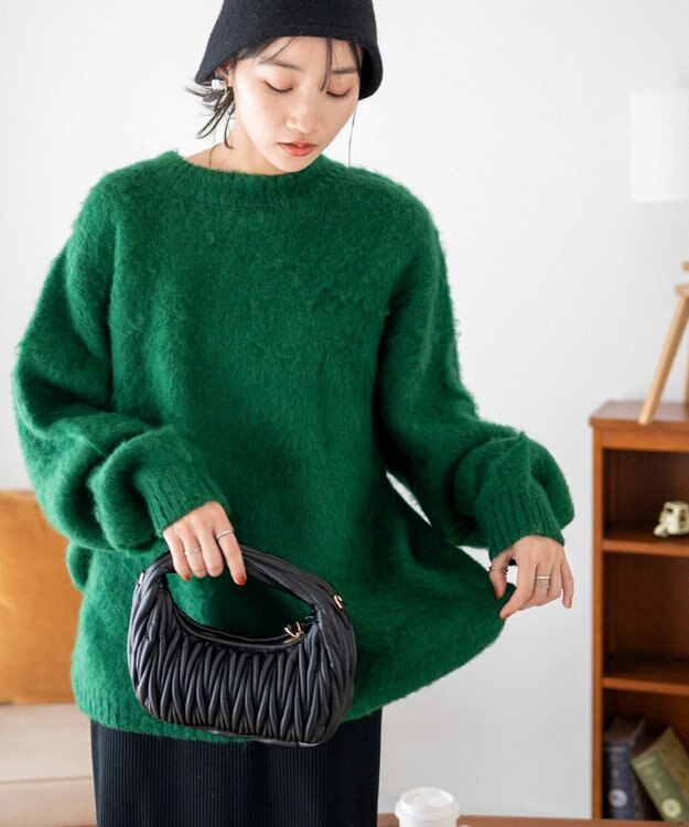 WEGO モヘアライクBIGプルオーバー