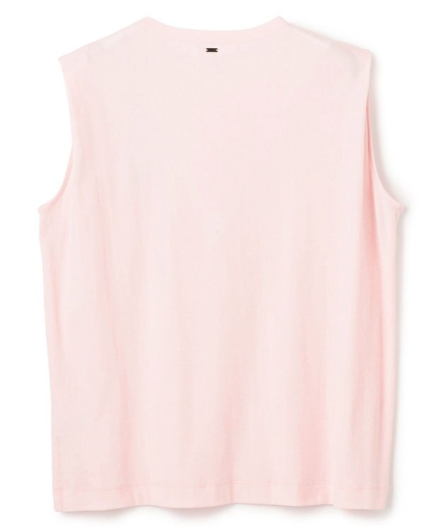 UNFILO ドライタッチフライス ノースリーブT ライトピンク