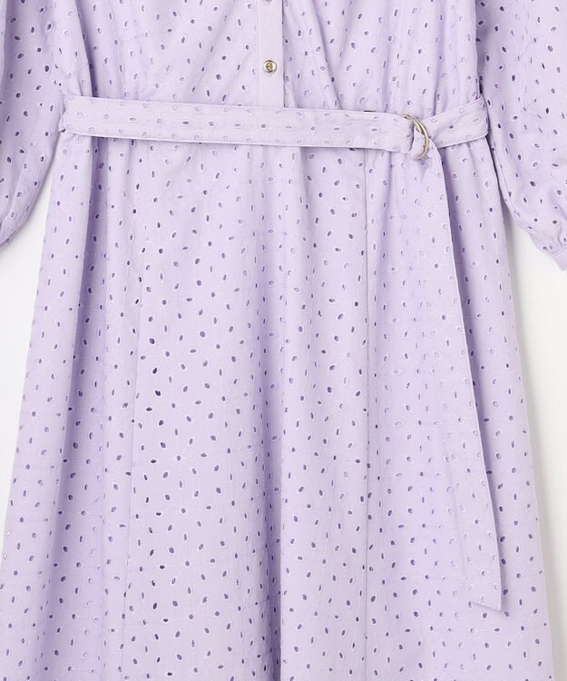 ANY SIS エンブロイダリー ワンピース ラベンダー