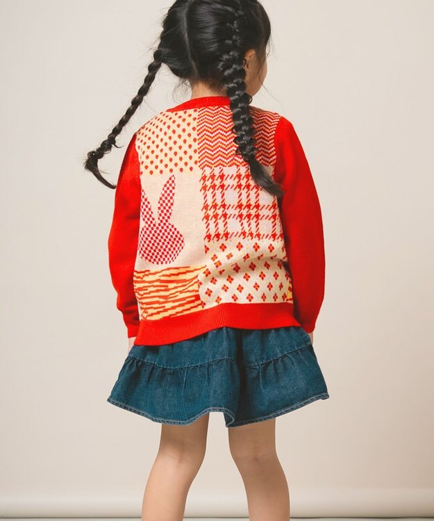 ami amie うさぎカーディガンFree Size レッド