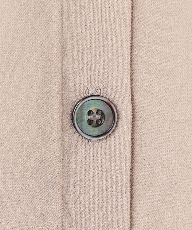 23区 S 【先行予約】レーヨンポリエステルストレッチ Vネック カーディガン ベージュ系