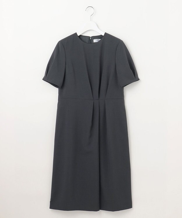 J.PRESS LADIES S 【セットアップ対応・洗える】DRYウーステッド ワンピース グレー系