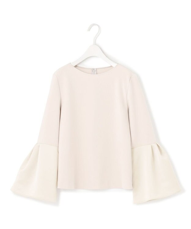 ICB L 【洗える】ミリオーネダンボールニットブラウス トープ系