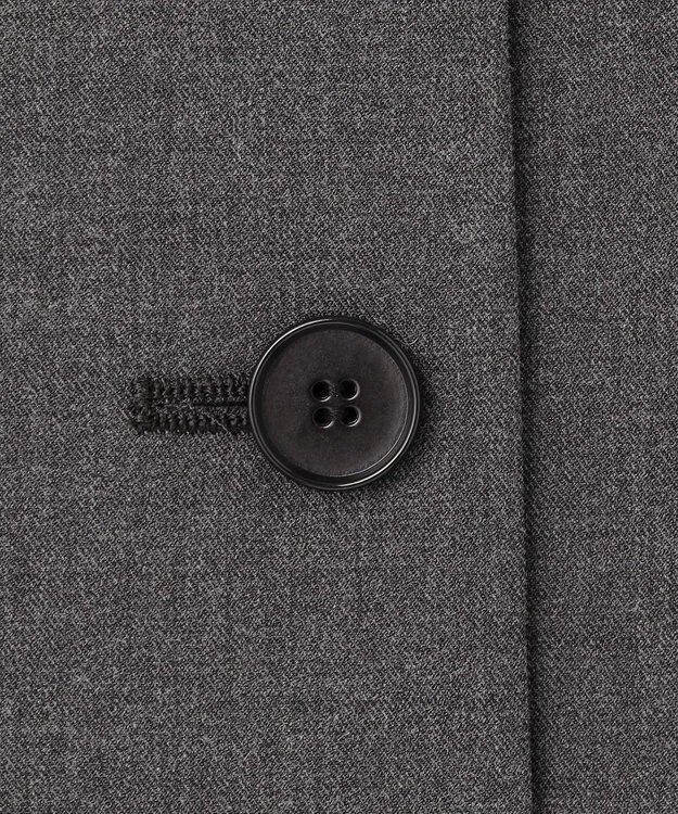 uncrave TRツイル ジレブラウス チャコール