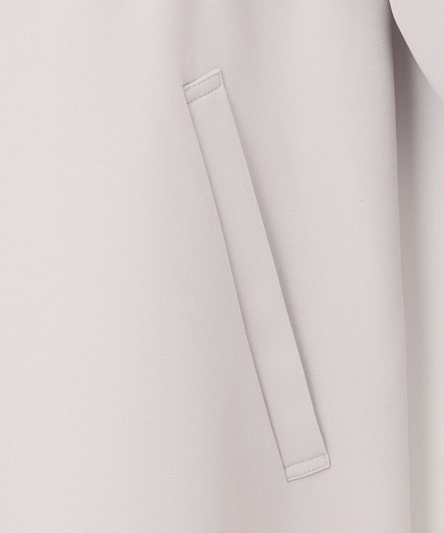 ANY SIS 【洗える】フーデットロング コート ライトグレー